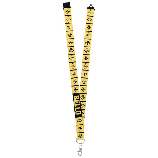 Despicable Me Minion Faces Lanyard