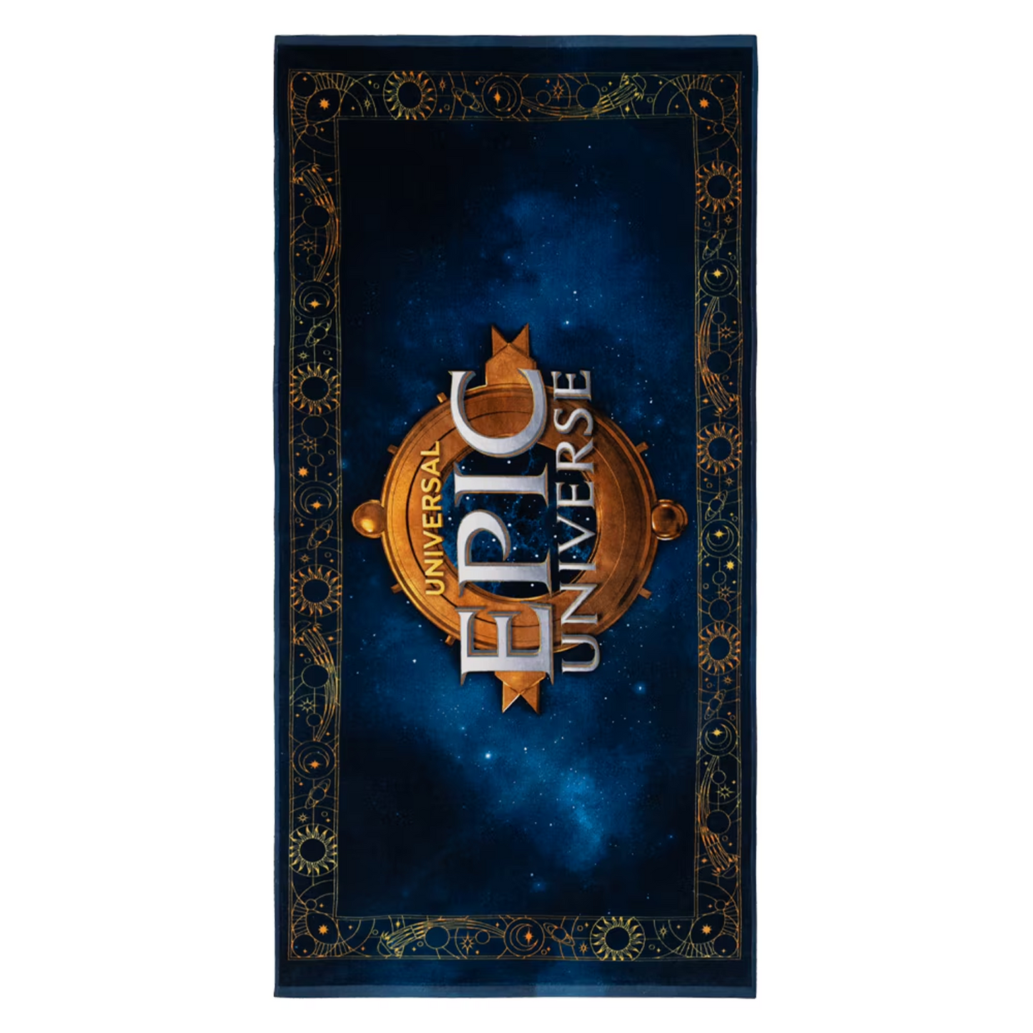 Epic Universe Emblem Beach Towel