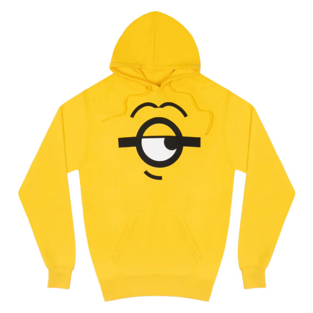 Despicable Me One Eye Minion Face Adult Pullover Fleece