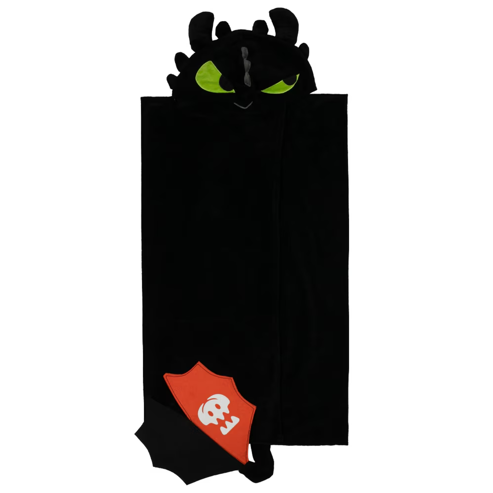 How To Train Your Dragon Toothless Hooded Towel