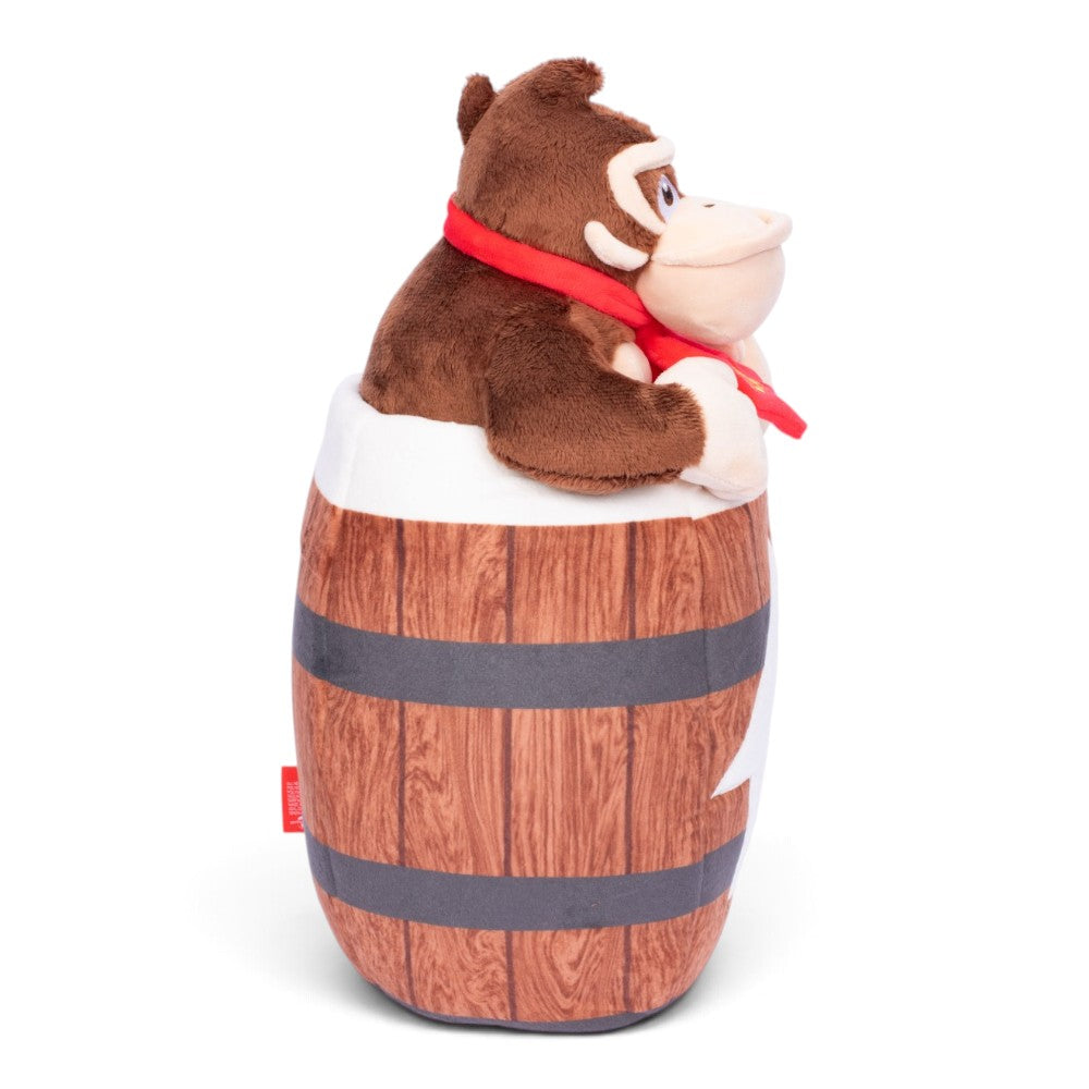 SUPER NINTENDO WORLD™ Donkey Kong Barrel Plush-3