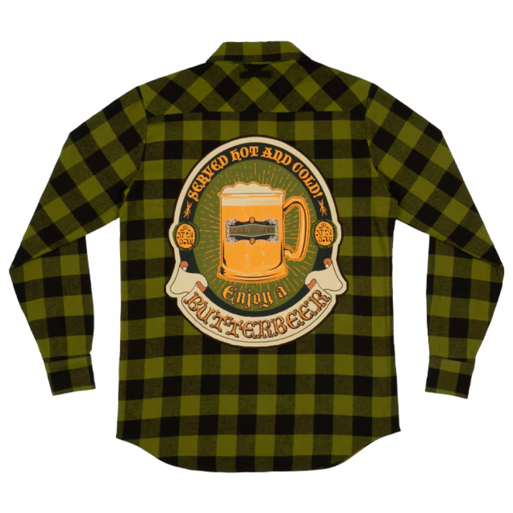 Harry Potter Enjoy a Butterbeer Flannel