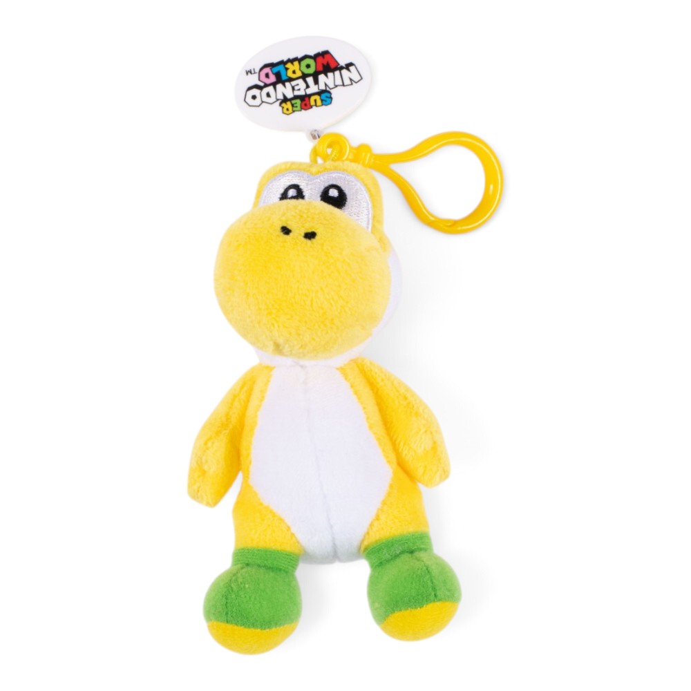 SUPER NINTENDO WORLD™ Yellow Yoshi Plush Keychain