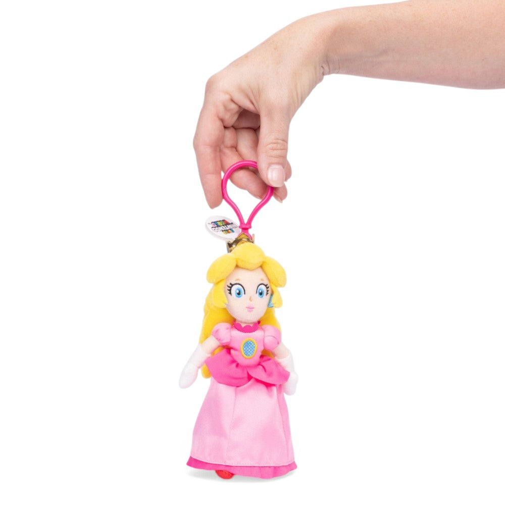 SUPER NINTENDO WORLD™ Princess Peach Plush Keychain-2