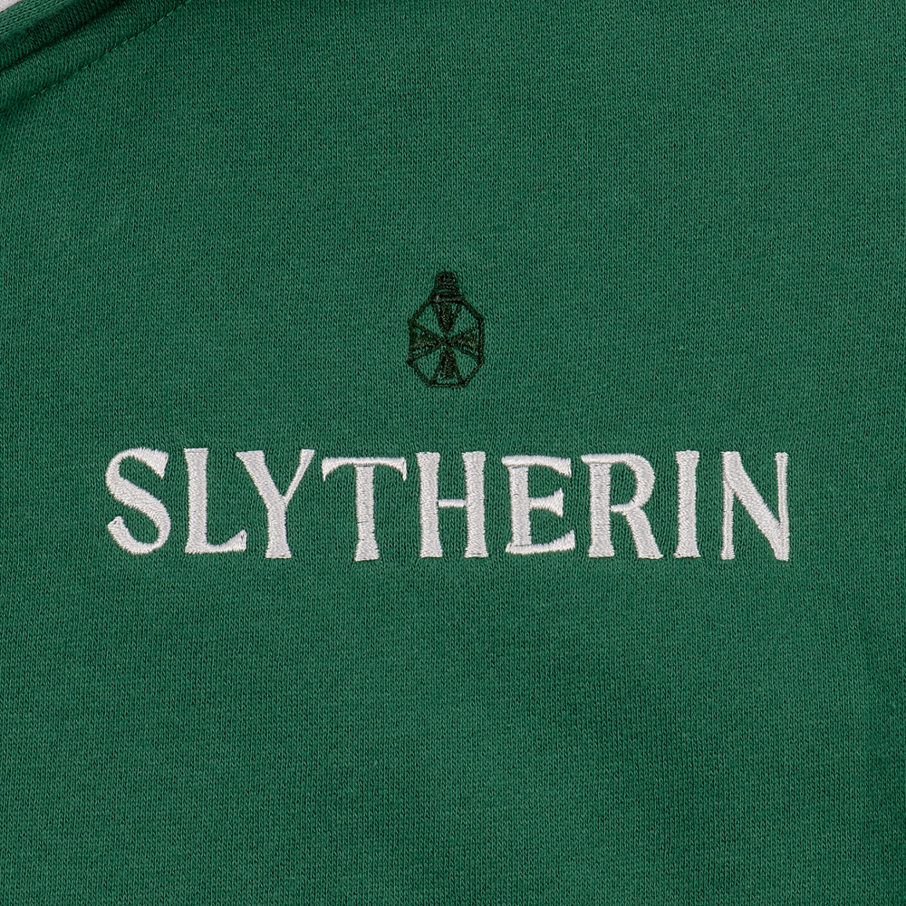 Harry Potter™ Youth Zip-Up Fleece Hoodie of Slytherin™ Logo