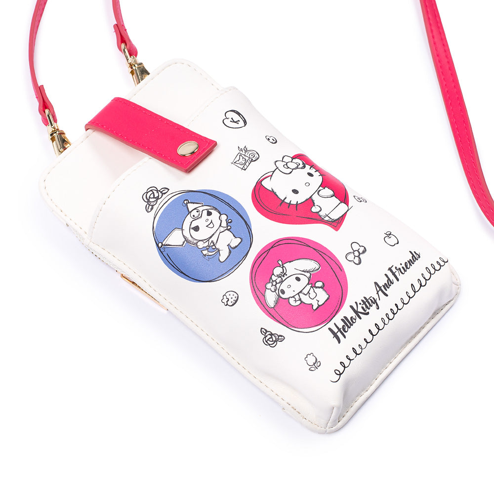 Hello Kitty® Drawing Phone Crossbody Bag