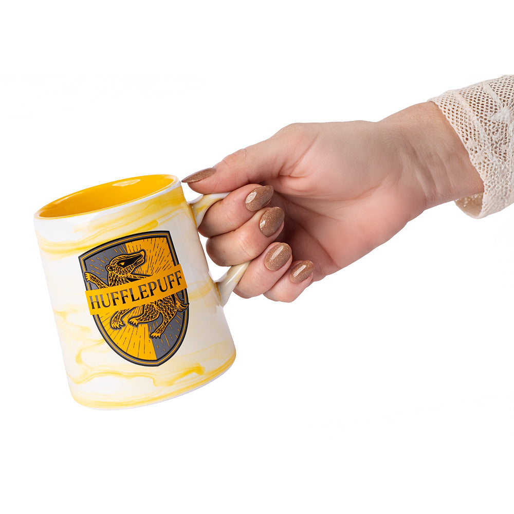 Harry Potter™ Hufflepuff™ Ornate Emblem Mug