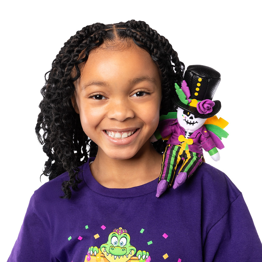 Mardi Gras Shoulder Plush of Baron Tonton