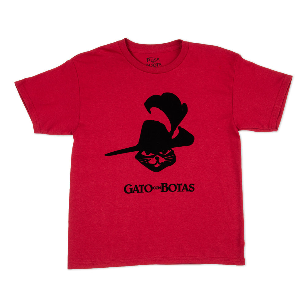 Shrek Puss in Boots Wanted Youth T-Shirt
