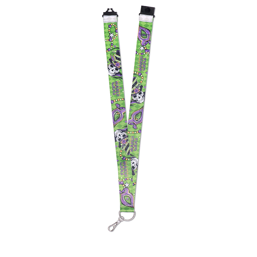 Mardi Gras Lanyard featuring Baron Tonton