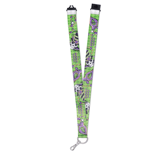 Mardi Gras Lanyard featuring Baron Tonton