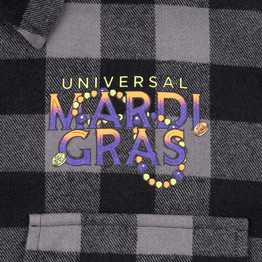 Mardi Gras 2026 Flannel Shirt featuring Baron Tonton
