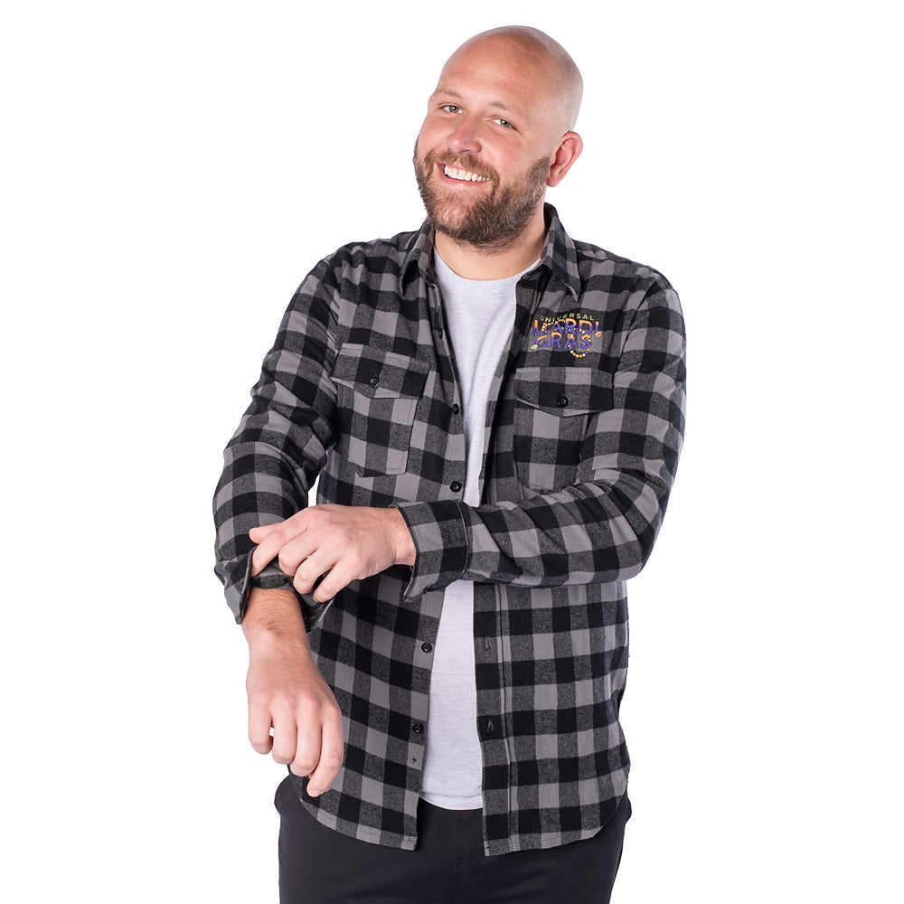 Mardi Gras 2026 Flannel Shirt featuring Baron Tonton