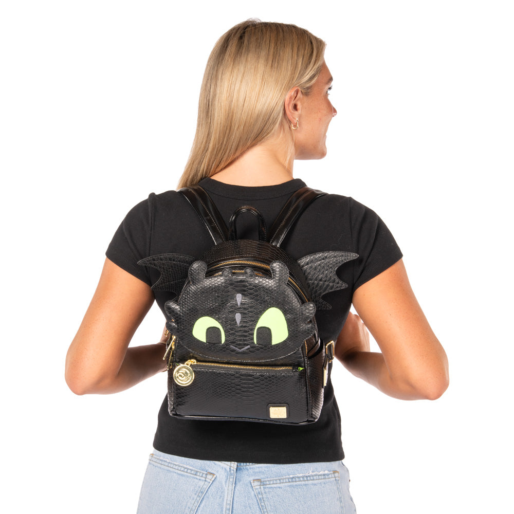 Universal Epic Universe Anniversary Toothless Loungefly Backpack