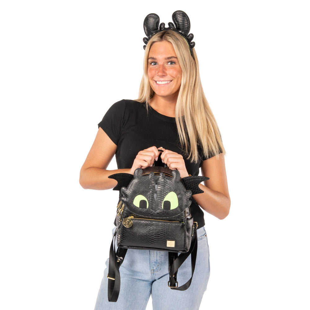 Universal Epic Universe Anniversary Toothless Loungefly Backpack