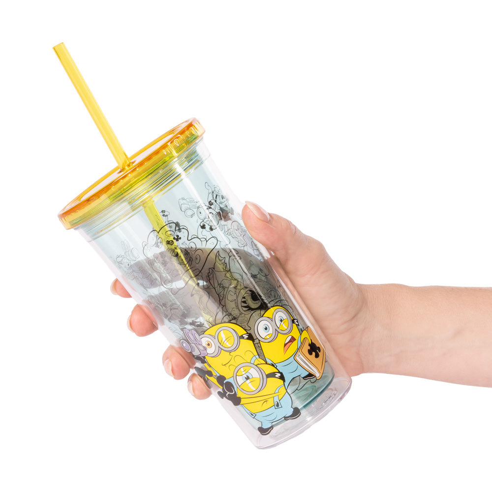 Despicable Me 3 Minions Tumbler with Straw