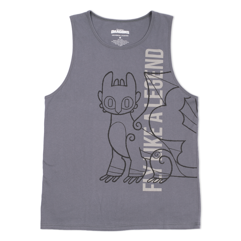How to Train Your Dragon Toothless Tank Top