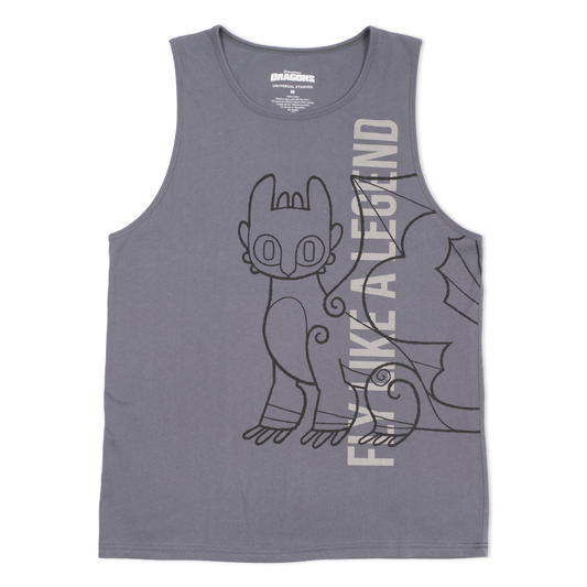 How to Train Your Dragon Toothless Tank Top