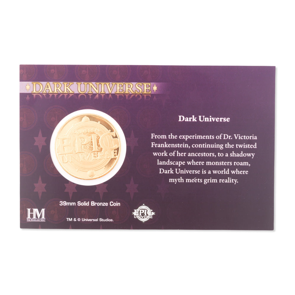 Universal Epic Universe Epic Anniversary Dark Universe Portal Collectible Coin