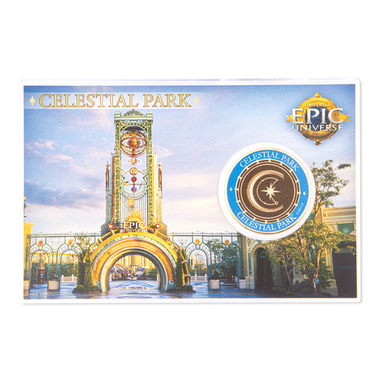 Universal Epic Universe Epic Anniversary Celestial Park Collectible Coin