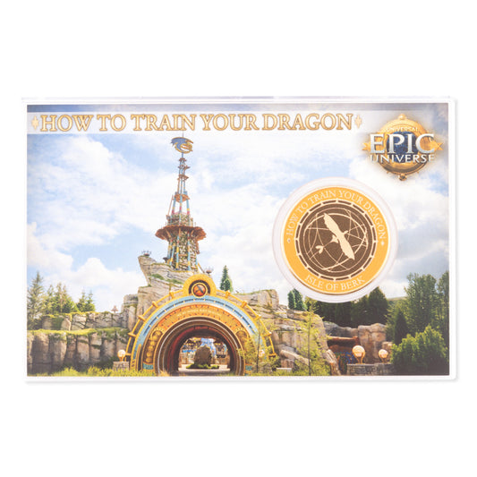 Universal Epic Universe Epic Anniversary How to Train Your Dragon Portal Collectible Coin