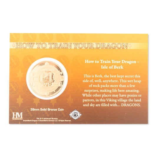 Universal Epic Universe Epic Anniversary How to Train Your Dragon Portal Collectible Coin