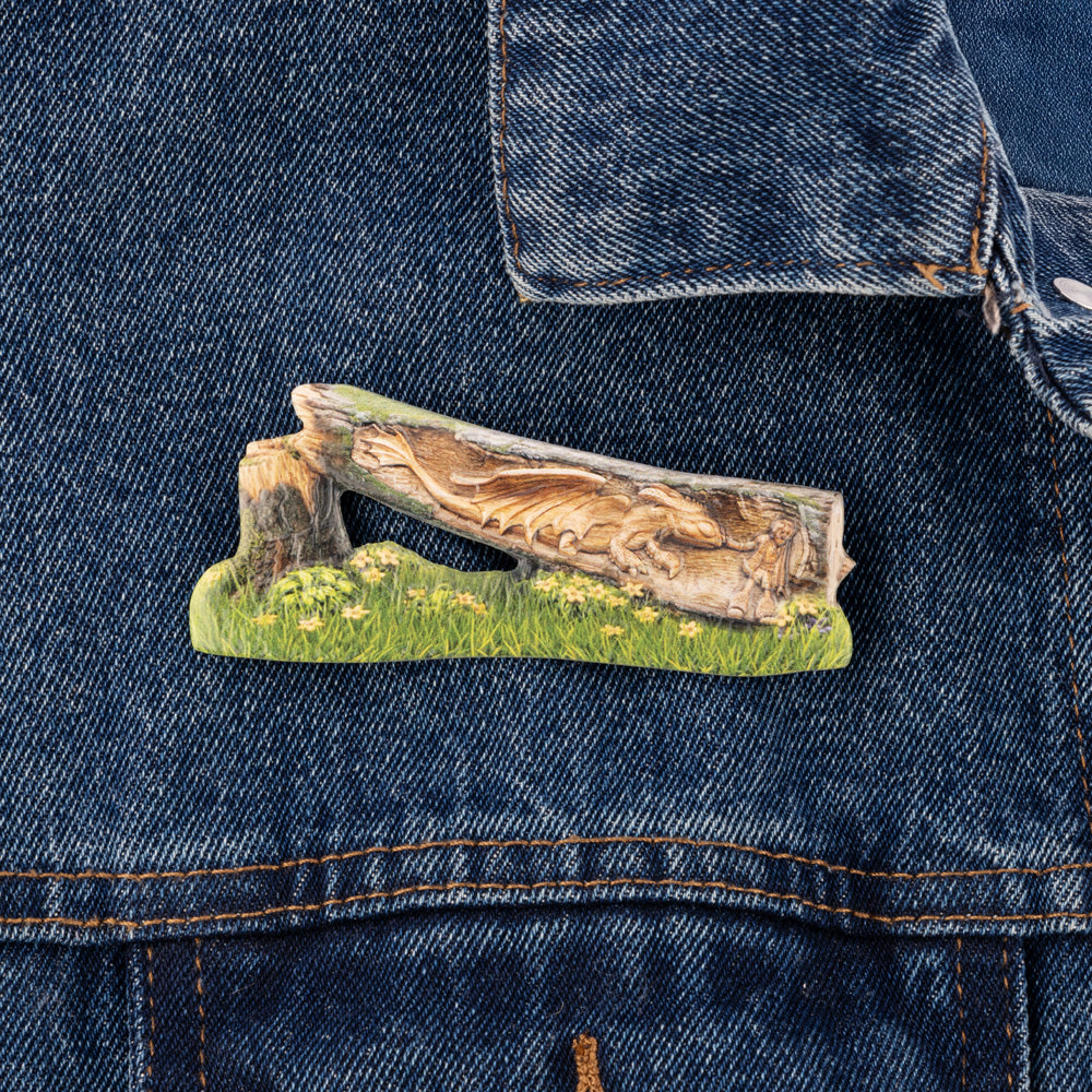 Universal Epic Universe How to Train Your Dragon Carved Tree Pin