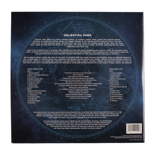 Universal Epic Universe Celestial Park Vinyl Record