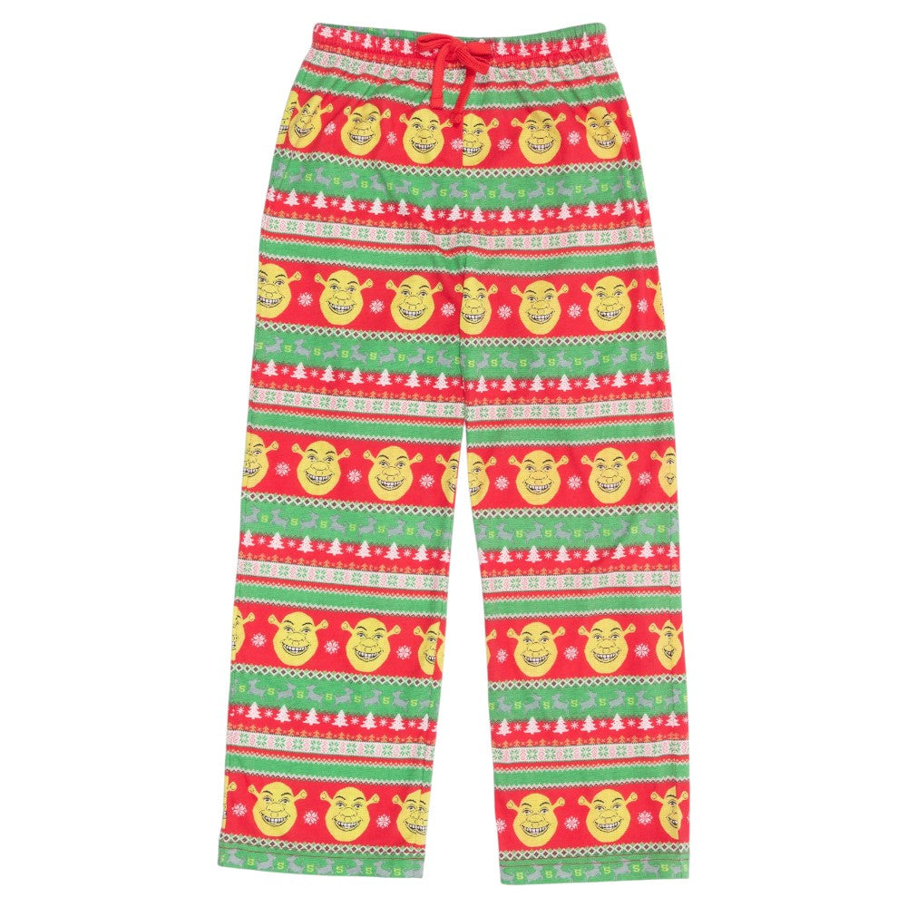 Shrek The Halls Pajama Pants, Red, XX-Large