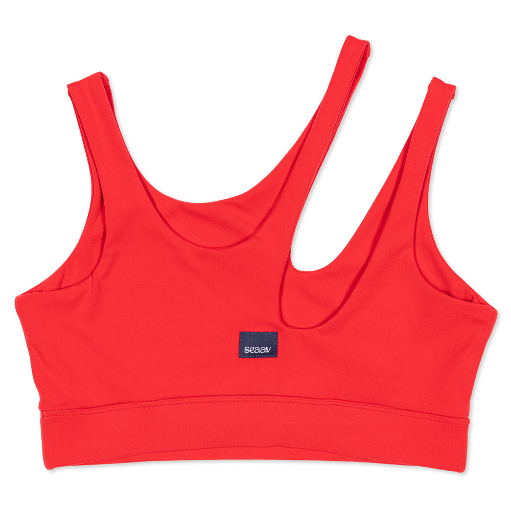 Jaws x Seaav Cut Out Bra - Red