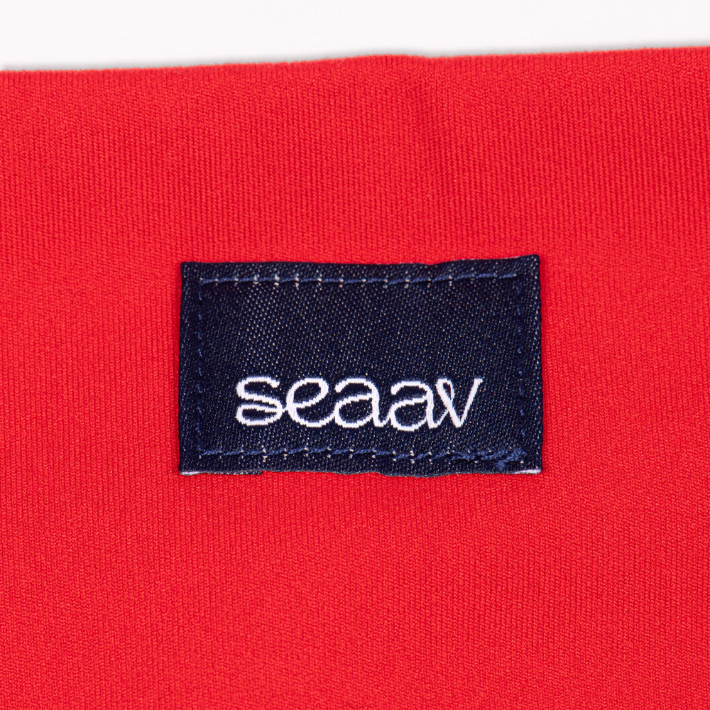 Jaws x Seaav 5” Seabreeze Short with Pockets – Red