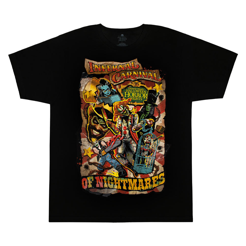 Halloween Horror Nights 2026 Icons T-Shirt Black Small