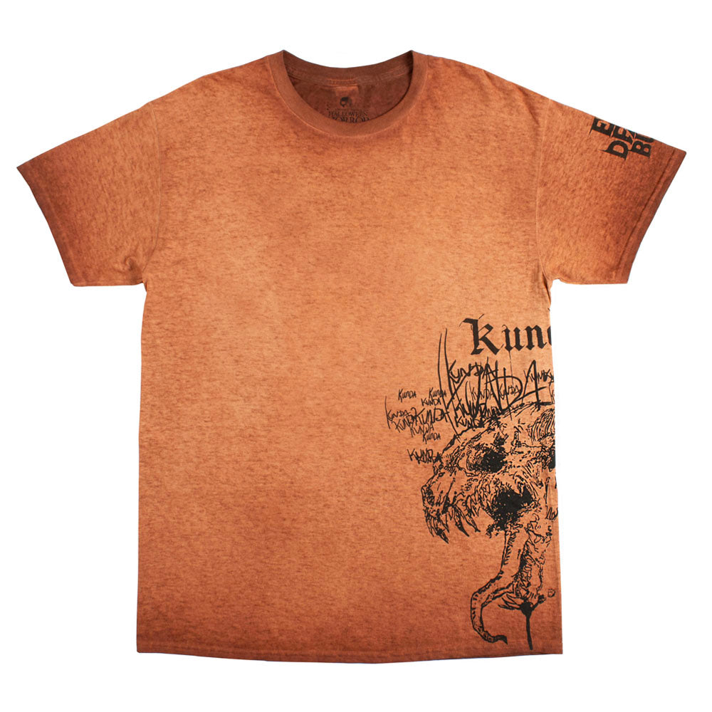 Halloween Horror Nights 2026 Evil Dead Burn Kunda T-Shirt Orange X-Large