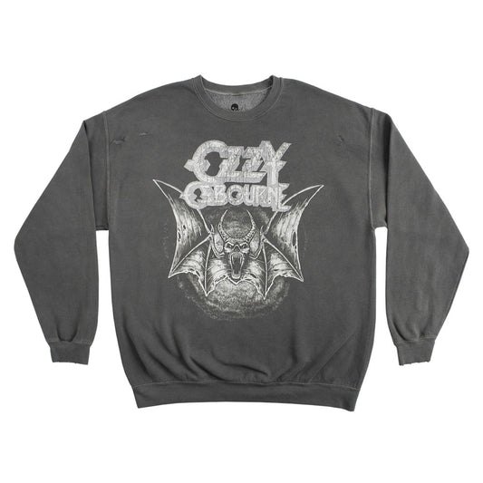 Halloween Horror Nights 2026 Ozzy Osbourne Crewneck Fleece Grey Small