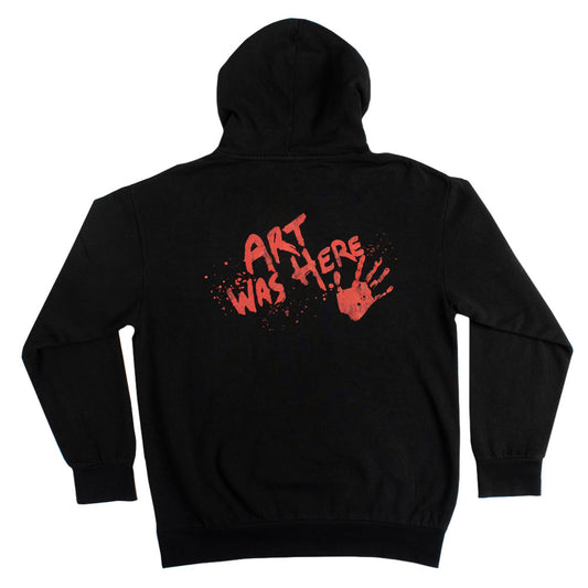 Halloween Horror Nights 2026 Hollywood Sign Art the Clown Hoodie-2