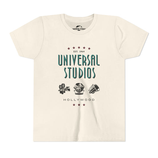 Universal studios hollywood icons youth t-shirt - natural