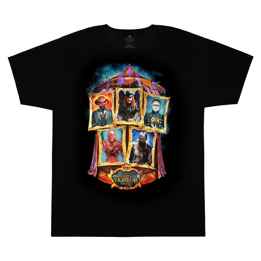 Halloween Horror Nights 2026 Key Art T-Shirt, Black, Large