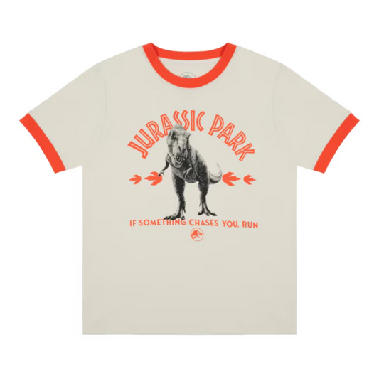 Jurassic Park Sea Land Air Youth Ringer T-Shirt