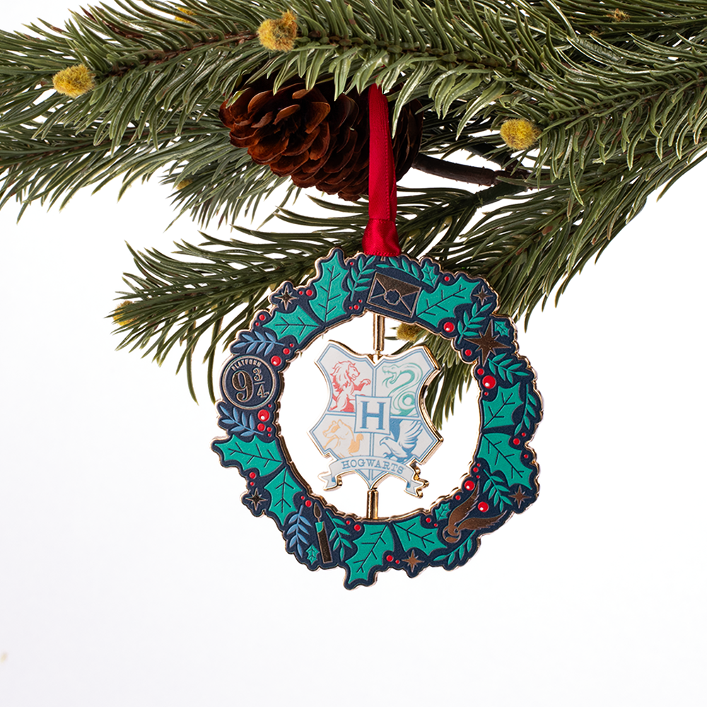 Harry Potter Holiday Spinning Ornament Hogwarts-2