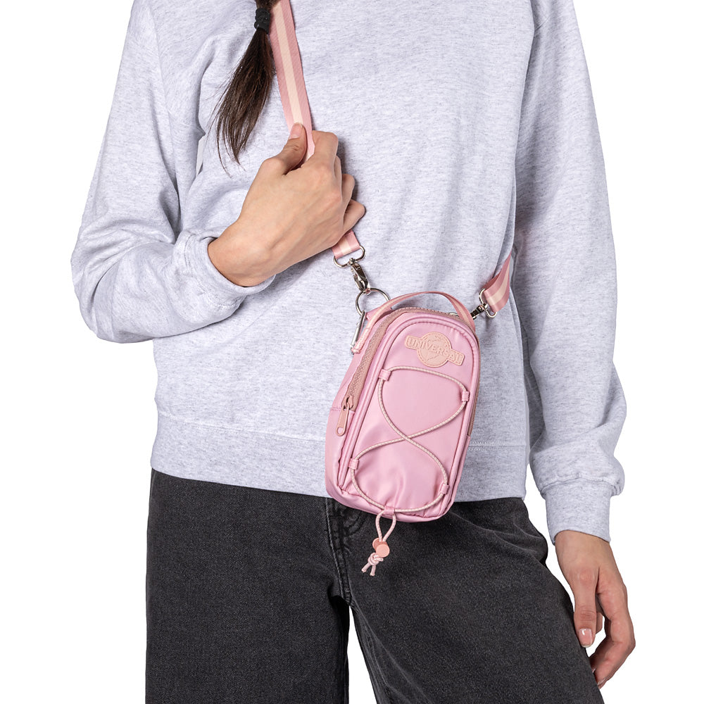 Universal Studios Logo Mini Backpack - Pink-3