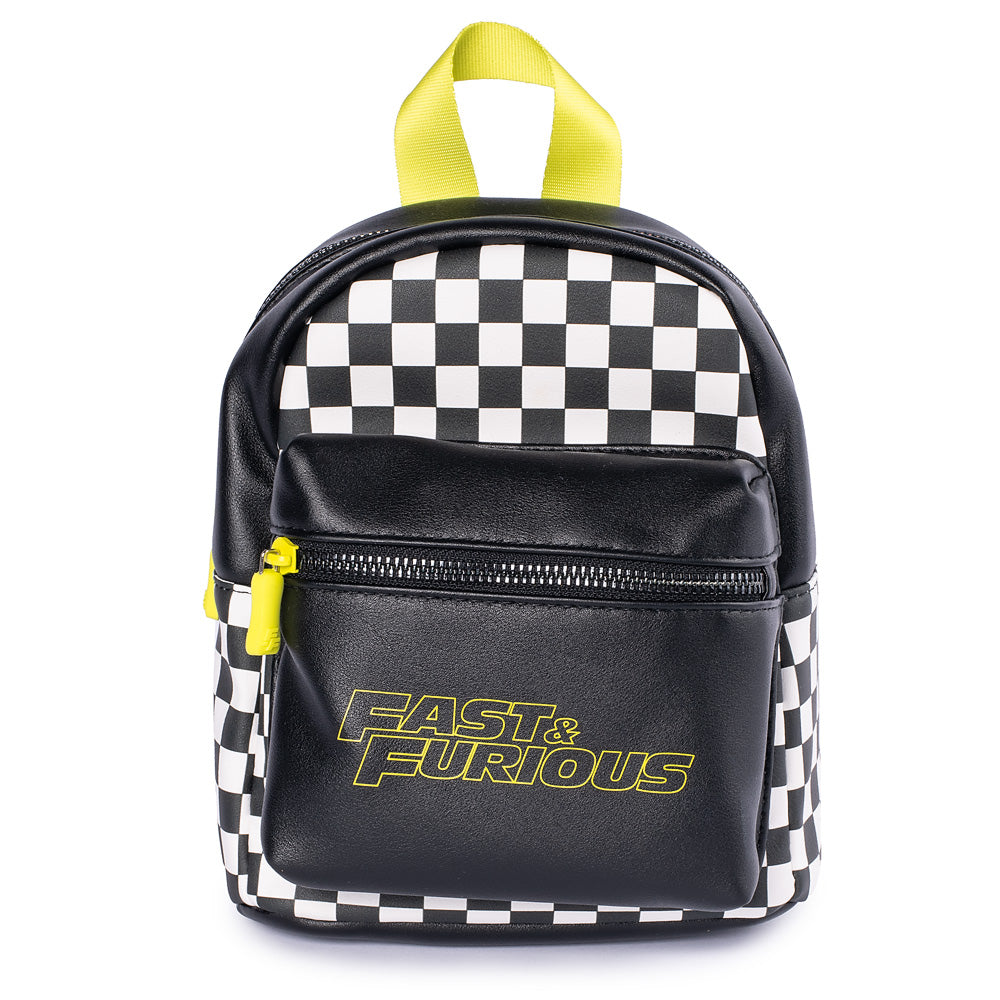Fast & Furious Checkerboard Mini Backpack