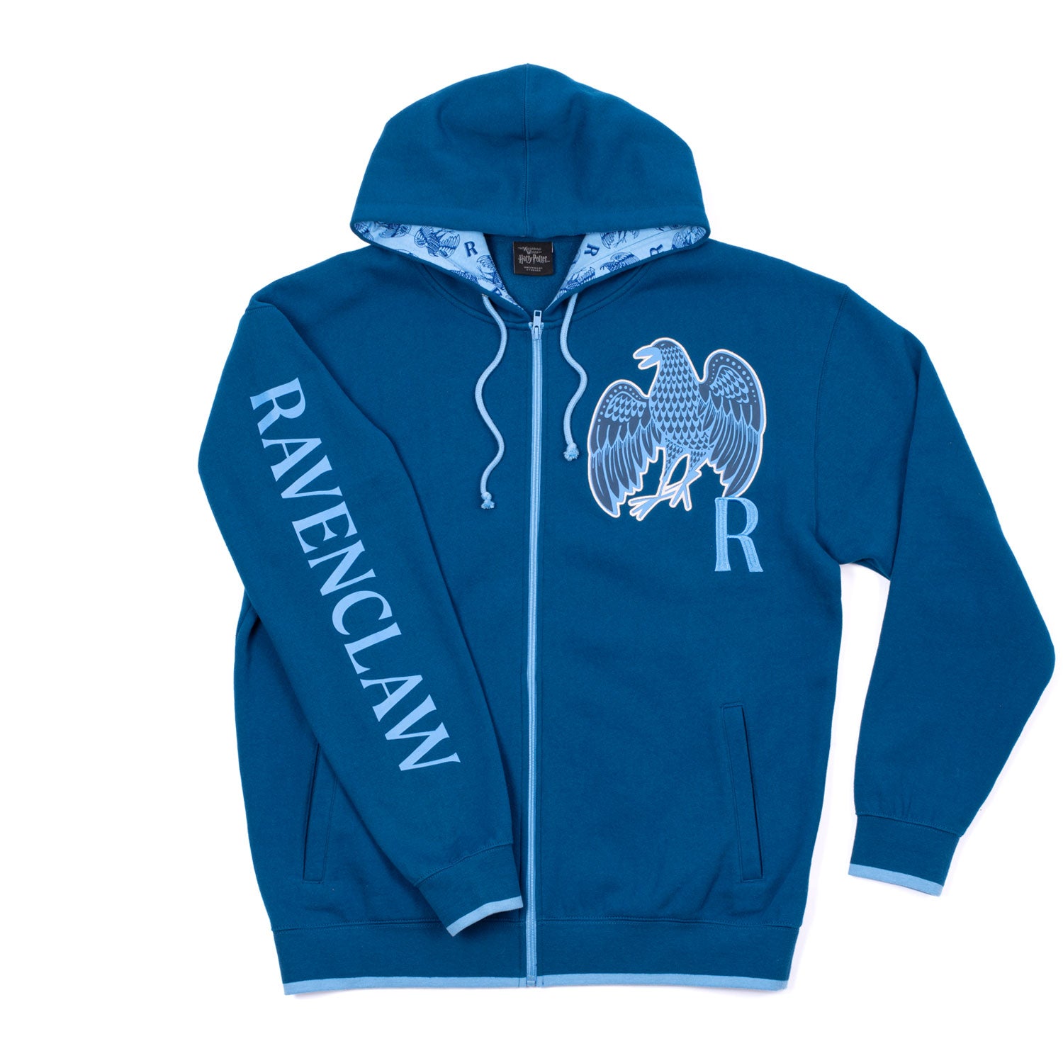 Harry Potter Zip-Up Fleece Hoodie - Ravenclaw-3