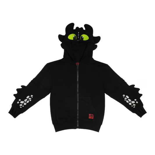 How To Train Your Dragon Toothless Hooded Youth Fleece / LG
