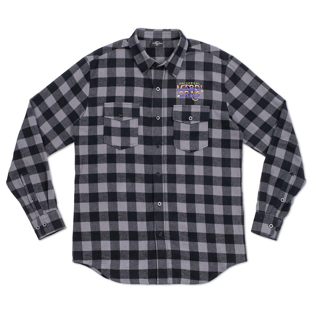 Mardi Gras 2026 Flannel Shirt featuring Baron Tonton - M
