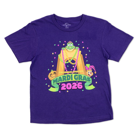 Mardi Gras 2026 Youth T-Shirt "Parade" - M