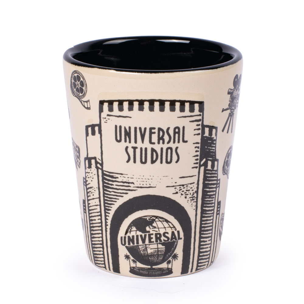 Universal Orlando Resort Logo Icons Molded Shot Glass