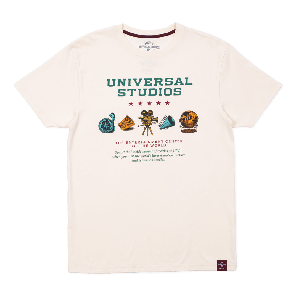 Universal Orlando Resort Retro Icons T-Shirt - White - X-Large