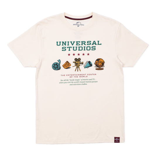 Universal Orlando Resort Retro Icons T-Shirt - White - X-Large