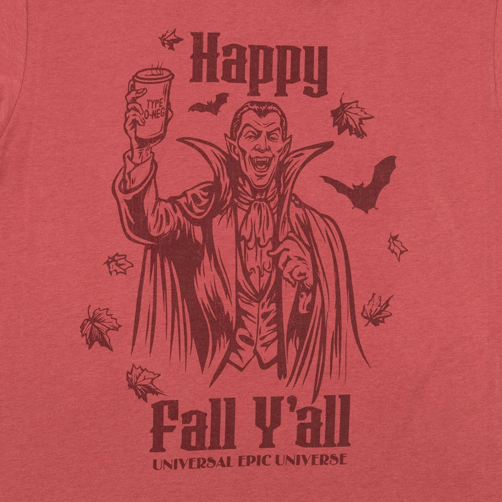 Dracula Happy Fall Y'all T-Shirt-2