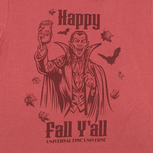Dracula Happy Fall Y'all T-Shirt-2